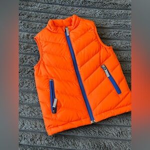 🧡Hanna Andersson Orange Puffer Vest: Size 110 (5)🧡